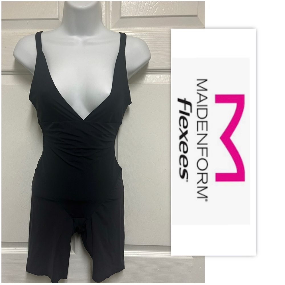 Maidenform Flexees Black Tummy Control Seamless F… - image 2